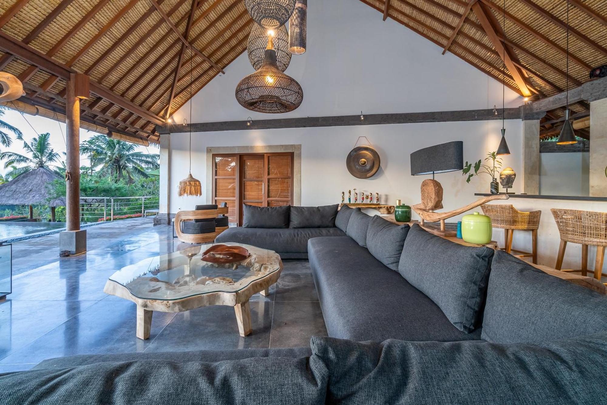 Villa Themma Jungle - Sumptuous 3Br Luxury Villa With Majestic Jungle View North Of Ubud Exterior foto